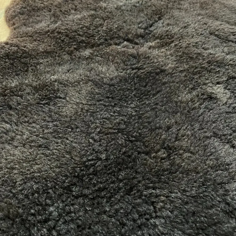 Golden Fleece Dark Brown Genuine Sheepskin Rug 36